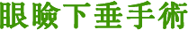 眼瞼下垂手術