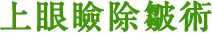 上眼瞼除皺術