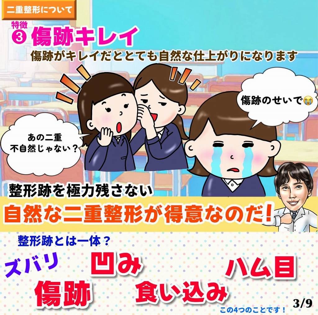 湯田クリニック　銀座　二重整形の特徴３